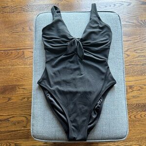 Robin Piccone Black One-Piece Swimsuit Size 6